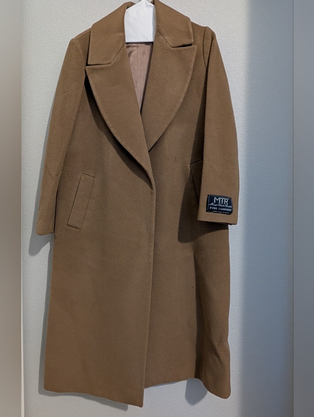 100% Cashmere Italian Long Winter Coat